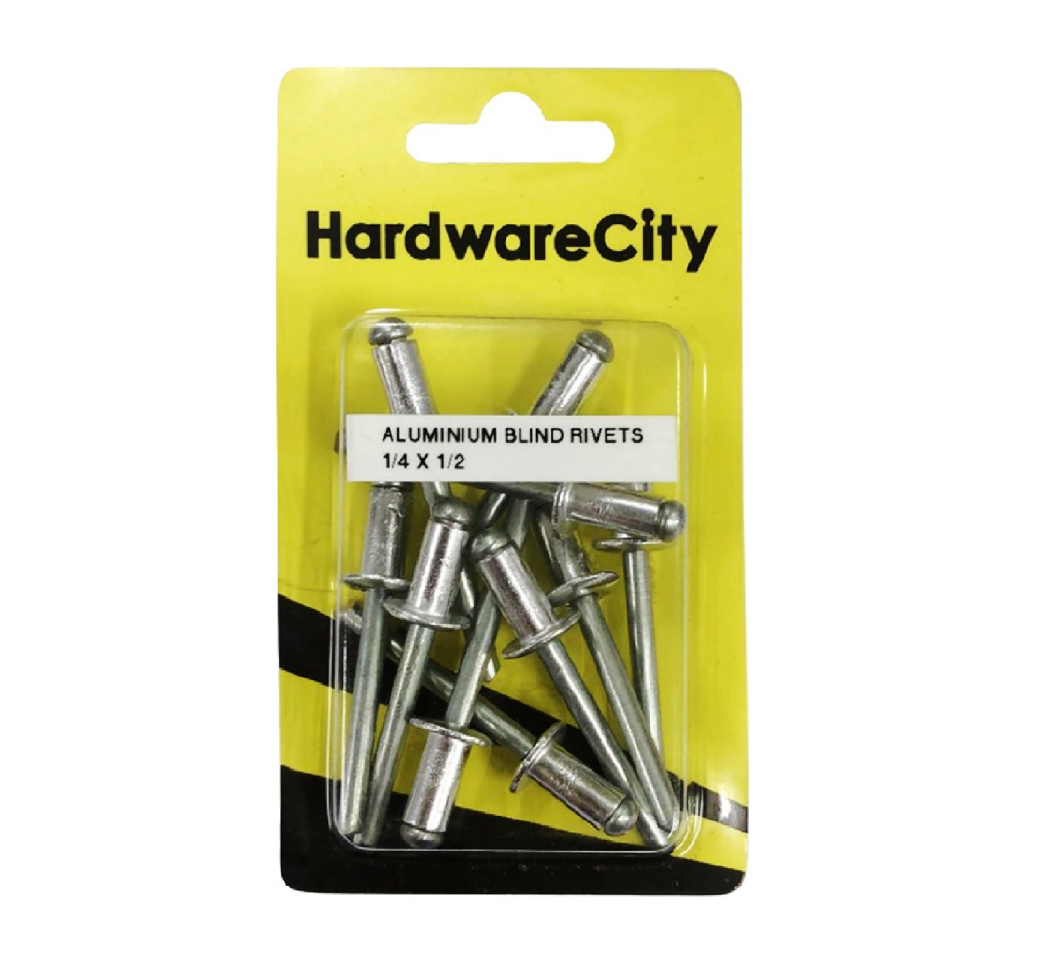 HardwareCity 1/4 X 1/2 Aluminium Rivets, 10PC/Pack